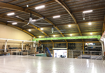 重量物一時保管倉庫のイメージ