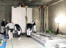 事前の入念な準備によって完璧に設置