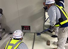 設置後の点検などにも余念がありません